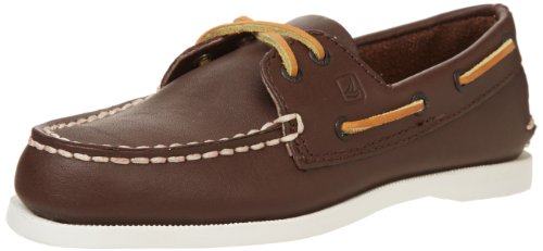 Sperry Top-Sider A/O Loafer, Brown Leather, 4M US Big Kid