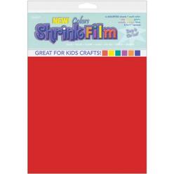Grafix KSF6-ASST 8-1/2-Inch by 11-Inch Shrink Film, Assorted