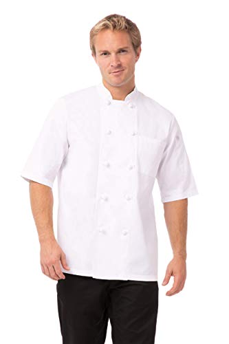 Chef Works Unisex Tivoli Chef Coat, White, 3X-Large