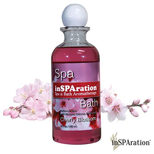 inSPAration Spa and Bath Aromatherapy 112X Spa Liquid, 9-Ounce, Cherry Blossom