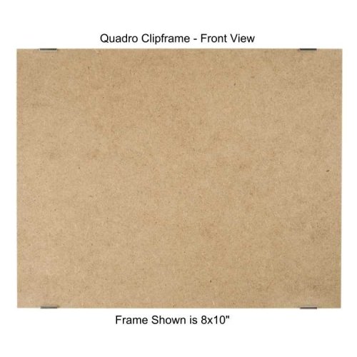 Quadro Frames Quadro Clip Frame 8x10 inch Borderless Frame, Box of 4