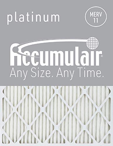 Accumulair Platinum 22x24x1 (21.5x23.5) MERV 11 Air Filter/Furnace Filters (6 pack)