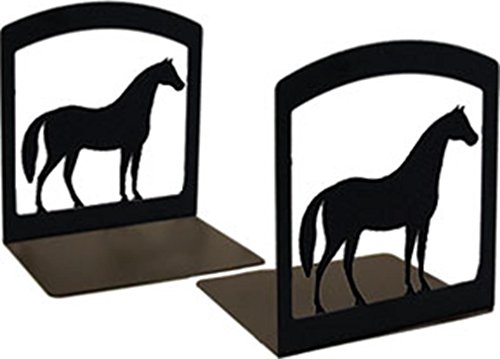 Village Wrought Iron VWI BE-68 Horse Book Ends Powder Coated