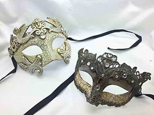 Venetian Mask Egyptian Couples Masquerade Mask Venetian Roman Mask His and Hers Halloween Unisex Mask
