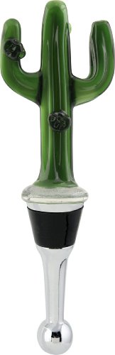 LSArts Wine Bottle Stopper, Cactus