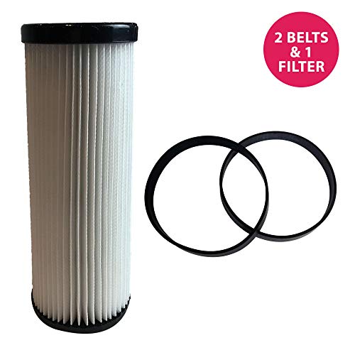 Crucial Vacuum Think Crucial Replacement for Dirt Devil F1 Filter & Style 4 & 5 Belts, Compatible with Part # 3JC0280000, 1540310001 &