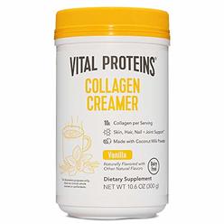 Vital Proteins Coffee Creamer [Vanilla] . No Dairy Creamer for Coffee Powder with Collagen Peptides, Low Sugar for Supporting