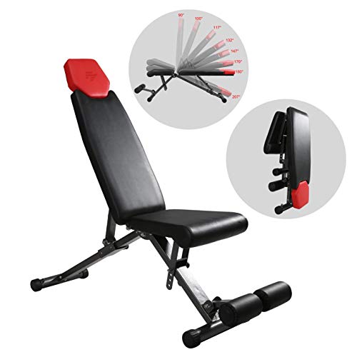 FF Finer Form Finer Form 5-in-1 Adjustable Weight Bench Foldable