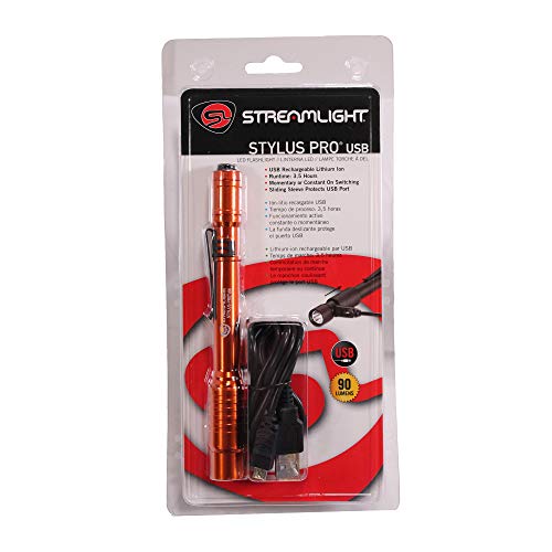Streamlight Stylus Pro USB W/ 120V AC - Orange