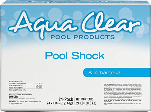 Aqua Clear 50024ACL Products Pool Shock, (24 1-lb Bags)