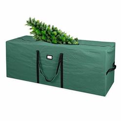 Primode Christmas Tree Storage Bag | Fits Up to 7.5 Ft. Disassembled Holiday Tree | 50” x 15” x 20” Tree Container | Durable 600