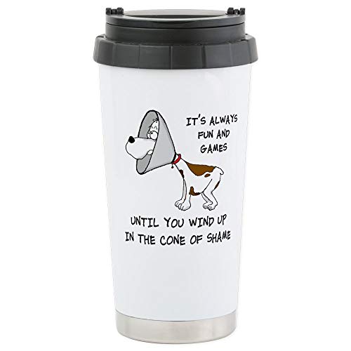 CafePress Stainless Steel Travel Mug Stainless Steel Travel Mug, Insulated  16 oz. Coffee Tumbler