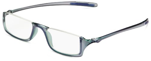 Optx 20/20 Ecoclear Flora Ecoclear Bio Based Reading Glasses, Photochromic Blue/purple, +200