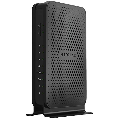 NETGEAR C3700-100NAR C3700-NAR DOCSIS 3.0 WiFi Cable Modem Router with N600 8x4 Download speeds for Xfinity from Comcast,