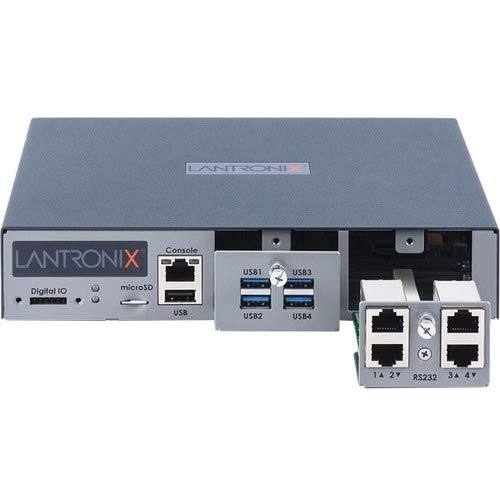 Lantronix EMG8500 Edge MNGMNT Gateway RS232 Serial 4-Port LTE Cell in