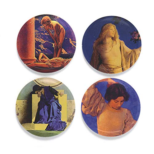 Buttonsmith Parrish Magnet Set - Set of 4 1.25" Magnets - Made in the USA