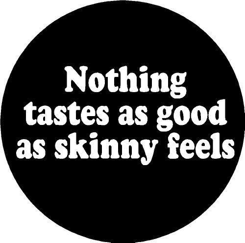A&T Designs (Quantity 75) Nothing tastes as good as skinny feels MAGNETS - Funny Humor