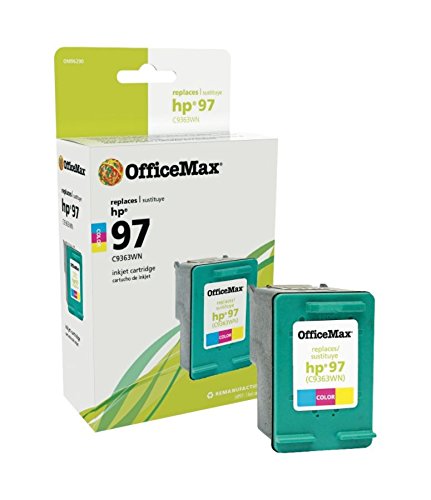 OfficeMax Remanufactured 3-Color Ink Cartridge Replacement for HP 97 (C9363WN)