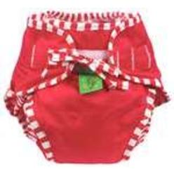 kushies cloth swim diaper - - red - large