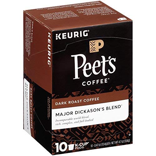 Peets Coffee Peet's Coffee Major Dickason Blend Single Cup Coffee for Keurig K-Cup Brewers 120 count ,Peet-sh4f