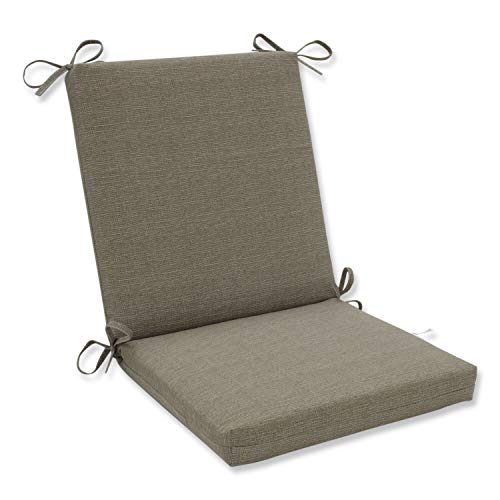 Pillow Perfect Indoor/Outdoor Taupe Textured Solid Square Chair Cushion