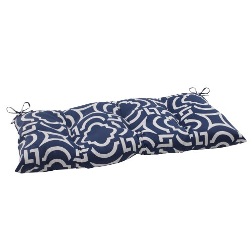 Pillow Perfect Indoor/Outdoor Carmody Navy Swing/Bench Cushion