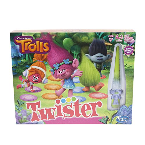Hasbro Gaming Twister Game: DreamWorks Trolls Edition