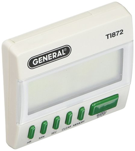 General Tools TI872 Two Channel Timer-Stopwatch with Clock