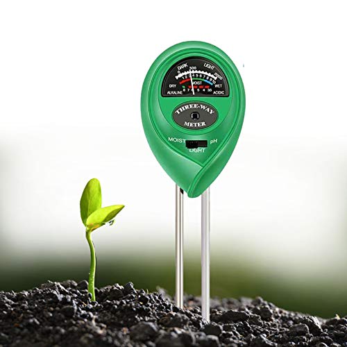 Toolazy Soil Test kit 3 in 1 Soil Moisture Light and pH Meter for Indoor or Outdoor Garden Care Perfect for Plants Fruits