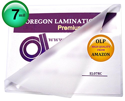 Oregon Lamination Premium 7 Mil 12 x 18 Menu Laminating Pouches Hot Laminator Sleeves Qty 100