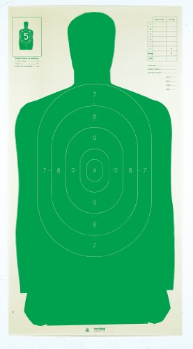 Champion Traps and Targets, Police Silhouette Target, 24x45 Green (100 Pack)
