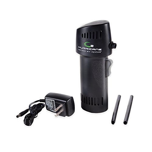 O2 Hurricane Best Canned Air Alternative - Cordless O2 Hurricane 220+ MPH Canless Air Industrial Black is an Inexpensive, Environment