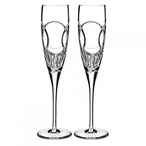 Waterford Love Wedding Vows Champagne Flute Pair