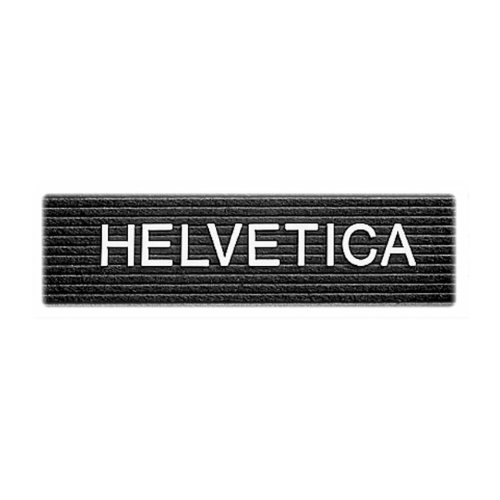 Quartet 1 Inch Characters for Plastic Letter Boards, Helvetica Font, 144 Characters per Set, White (F1)