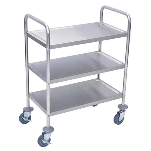 LUXOR L100S3 Stainless Steel Cart, 3 Shelves
