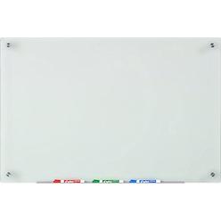 Audio-Visual Direct Frosted Glass Dry-Erase Board Set - 23 5/8 x 35 1/2 Inches - (Non-Magnetic)