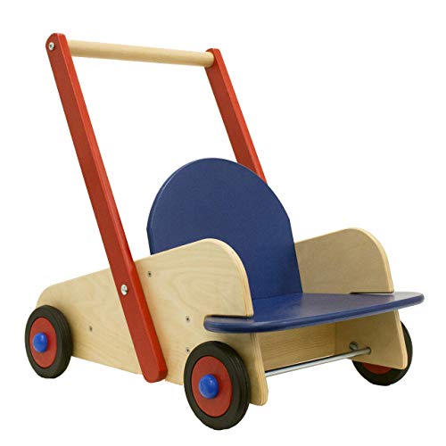 HABA USA HABA Walker Wagon - First Push Toy with Seat & Storage for 10 Months and Up