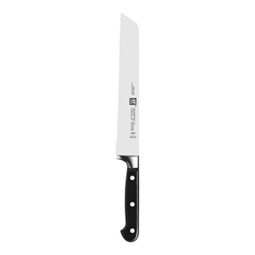 Henckels Zwilling J.A. Henckels Professional S Bread Knife, 8-inch, Black/Stainless Steel