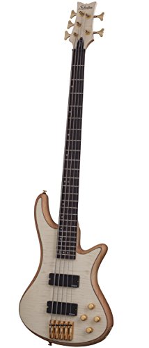 Schecter Stiletto Custom-5 Electric Bass (5 String, Natural Satin)