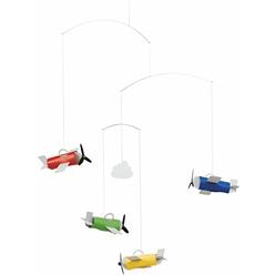 Flensted Mobiles Aero Hanging Nursery Mobile - 24 Inches Plastic - Handmade in Denmark by Flensted