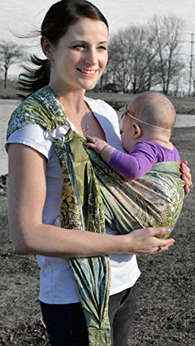 RosyBaby Lite-on-Shoulder Baby Sling Ergonomic, Cotton, Adjustable Baby Carrier