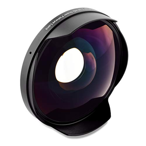 Opteka OPT-SC58FE Titanium Series 0.3X HD Ultra Fisheye Lens for 58mm Digital Video Camcorders