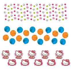 amscan Hello Kitty Birthday Party Confetti Value Pack Decoration (1 Piece), 1.2 oz, Multicolor