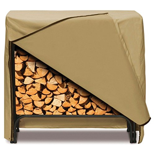 Two Dogs Designs 2D-LR96245 Log Rack Cover With Level 4 UV Protection, 96-Inch, Khaki