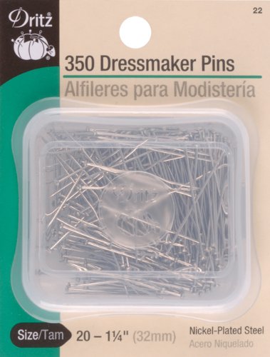 Dritz 22 Dressmaker Pins, 1-1/4-Inch (350-Count)