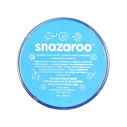 Snazaroo Classic Face and Body Paint, 18ml, Turquoise, 6 Fl Oz