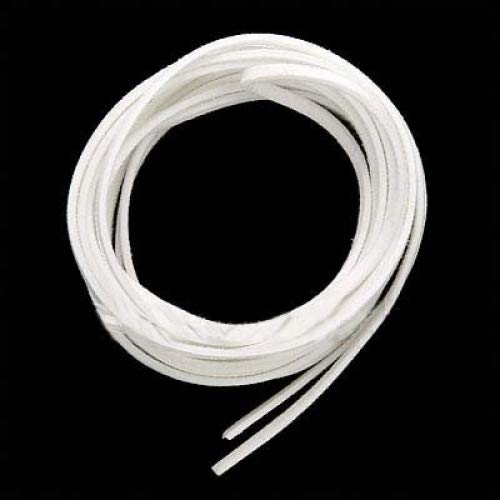 UnCommon Artistry Faux Leather Suede Beading Cord (White, 10 ft)