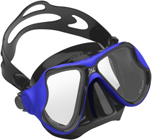 AERIS by Oceanic Duo Scuba Diving Snorkeling Mask with Box