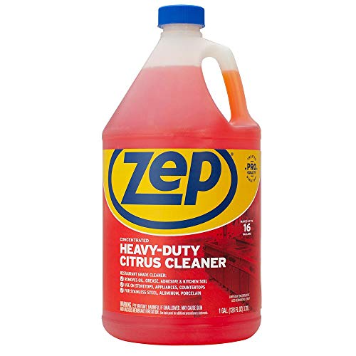 ZEP ZUCIT128CA Citrus Cleaner and Degreaser, Citrus Scent, 1 gal Bottle