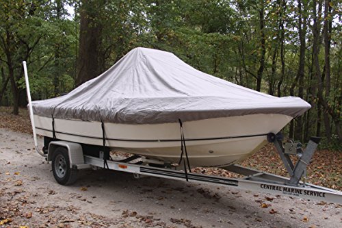 Vortex Heavy Duty Grey/Gray Center Console Boat Cover for 21'7" - 22'6" Boat 1 to 4 Business Day DELIVERY